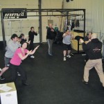 Everyone having fun at the PDR Course at CrossFit Tameside